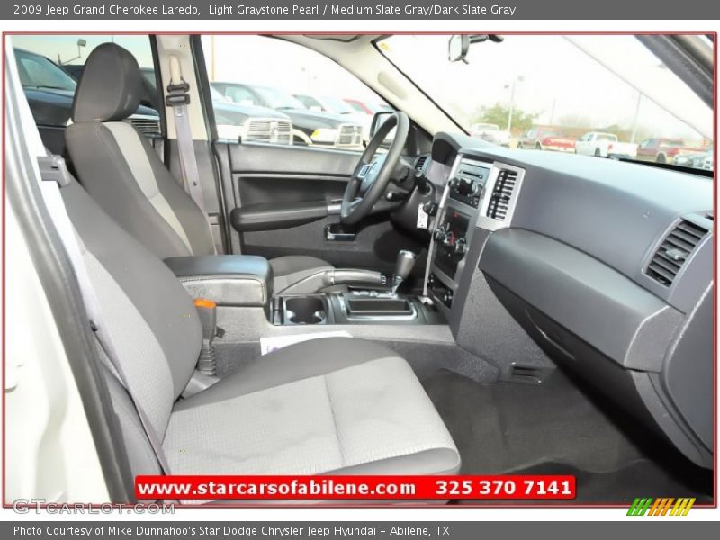 Light Graystone Pearl / Medium Slate Gray/Dark Slate Gray 2009 Jeep Grand Cherokee Laredo