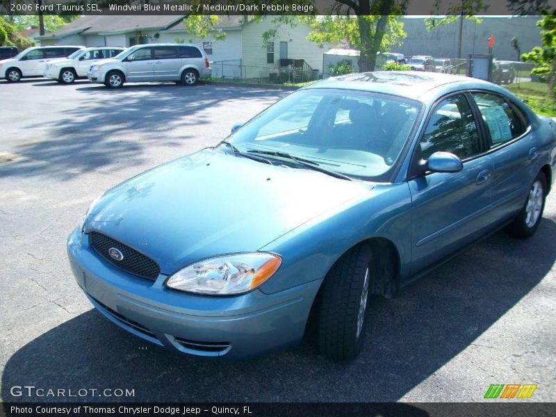 Windveil Blue Metallic / Medium/Dark Pebble Beige 2006 Ford Taurus SEL