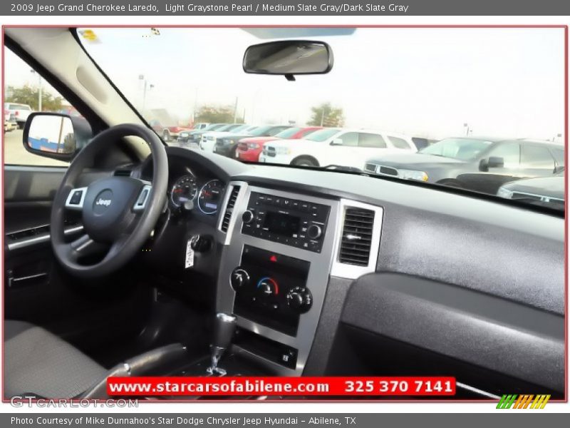 Light Graystone Pearl / Medium Slate Gray/Dark Slate Gray 2009 Jeep Grand Cherokee Laredo