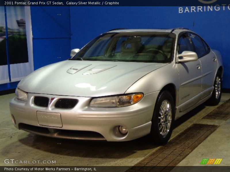 Galaxy Silver Metallic / Graphite 2001 Pontiac Grand Prix GT Sedan