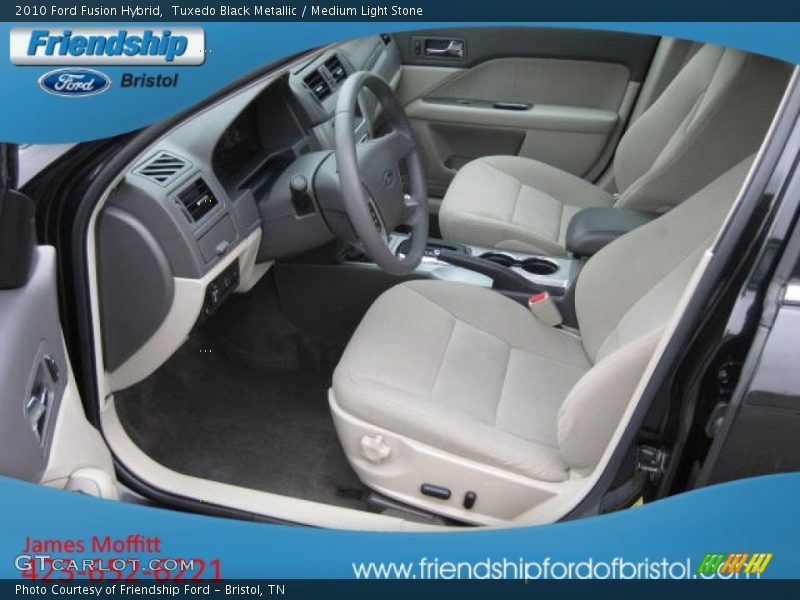 Tuxedo Black Metallic / Medium Light Stone 2010 Ford Fusion Hybrid