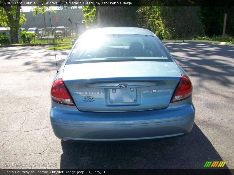 Windveil Blue Metallic / Medium/Dark Pebble Beige 2006 Ford Taurus SEL