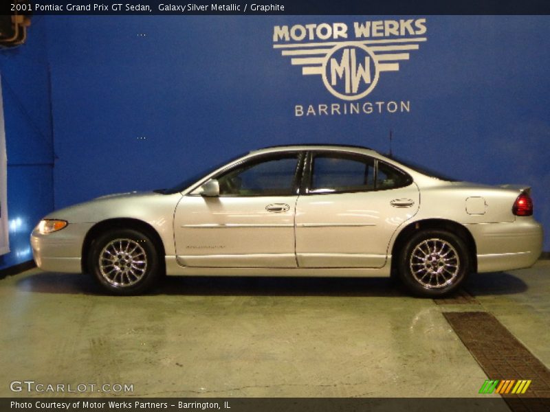 Galaxy Silver Metallic / Graphite 2001 Pontiac Grand Prix GT Sedan