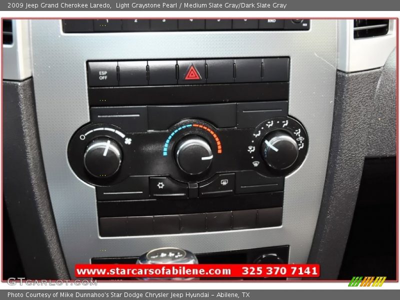 Light Graystone Pearl / Medium Slate Gray/Dark Slate Gray 2009 Jeep Grand Cherokee Laredo