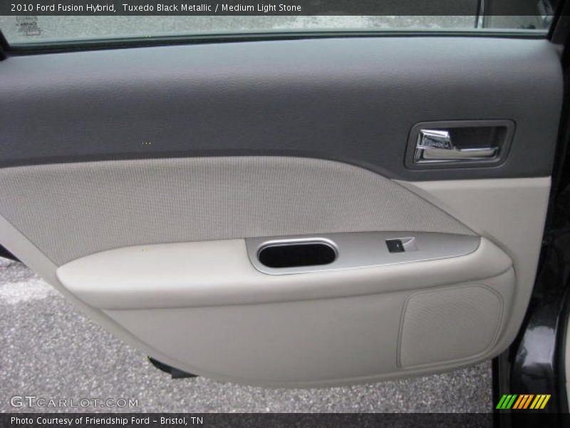 Tuxedo Black Metallic / Medium Light Stone 2010 Ford Fusion Hybrid