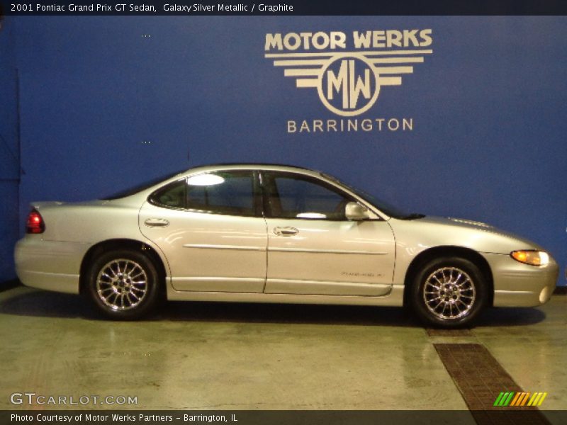 Galaxy Silver Metallic / Graphite 2001 Pontiac Grand Prix GT Sedan