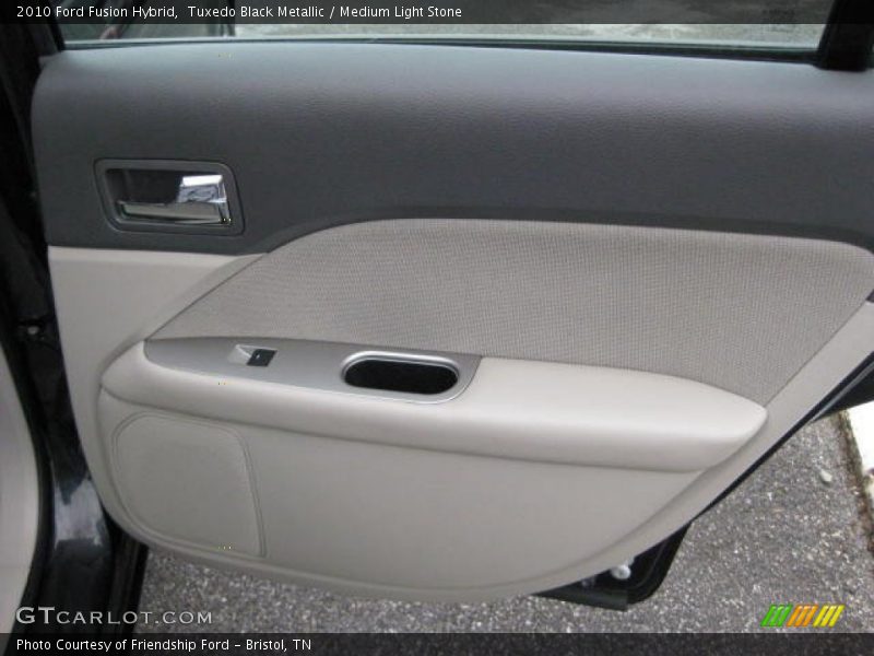 Tuxedo Black Metallic / Medium Light Stone 2010 Ford Fusion Hybrid