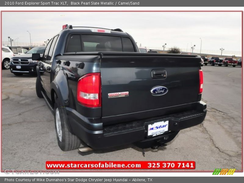 Black Pearl Slate Metallic / Camel/Sand 2010 Ford Explorer Sport Trac XLT