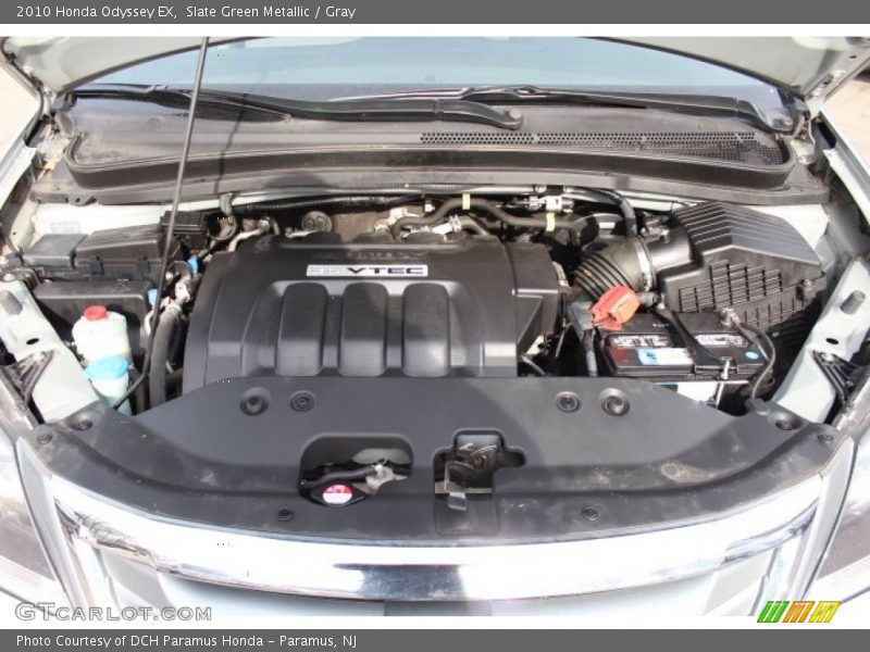 Slate Green Metallic / Gray 2010 Honda Odyssey EX