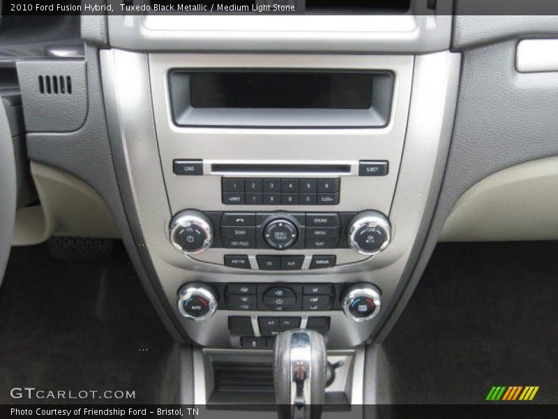 Tuxedo Black Metallic / Medium Light Stone 2010 Ford Fusion Hybrid