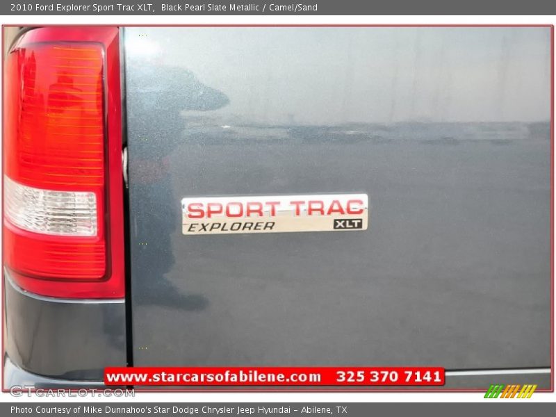 Black Pearl Slate Metallic / Camel/Sand 2010 Ford Explorer Sport Trac XLT