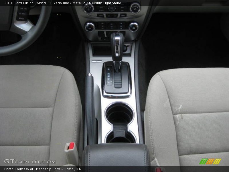 Tuxedo Black Metallic / Medium Light Stone 2010 Ford Fusion Hybrid