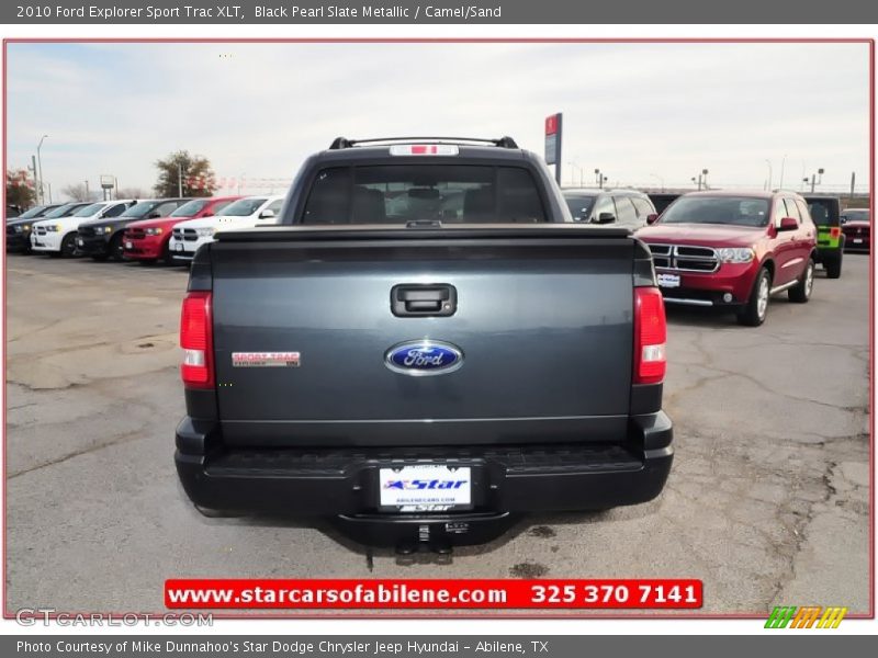 Black Pearl Slate Metallic / Camel/Sand 2010 Ford Explorer Sport Trac XLT