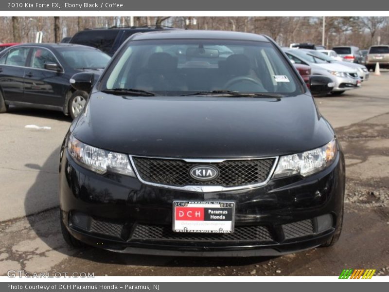 Ebony Black / Coffee 2010 Kia Forte EX