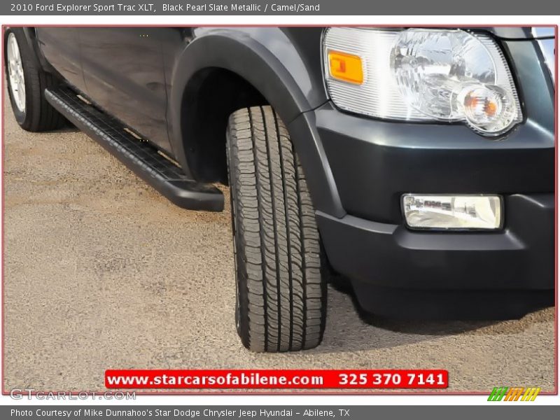 Black Pearl Slate Metallic / Camel/Sand 2010 Ford Explorer Sport Trac XLT
