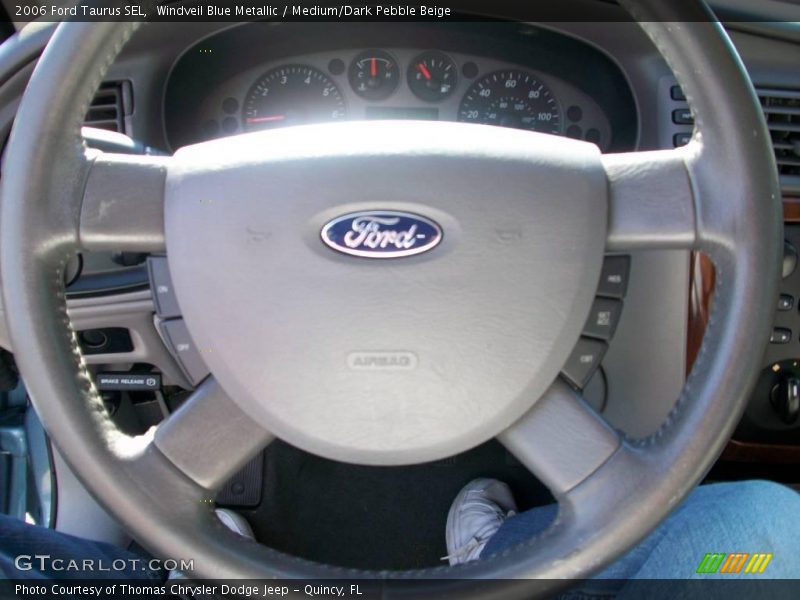 Windveil Blue Metallic / Medium/Dark Pebble Beige 2006 Ford Taurus SEL