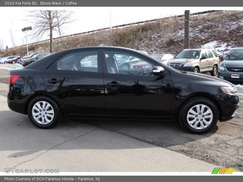 Ebony Black / Coffee 2010 Kia Forte EX