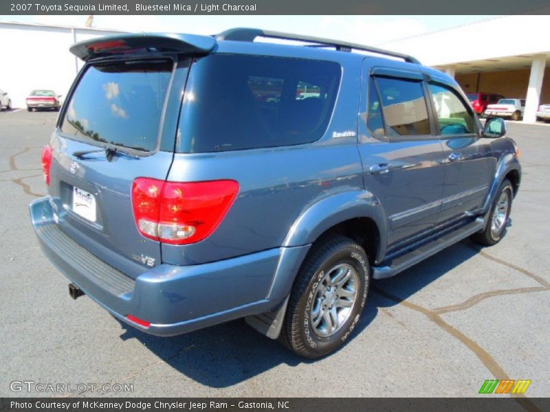 Bluesteel Mica / Light Charcoal 2007 Toyota Sequoia Limited