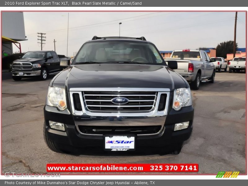 Black Pearl Slate Metallic / Camel/Sand 2010 Ford Explorer Sport Trac XLT