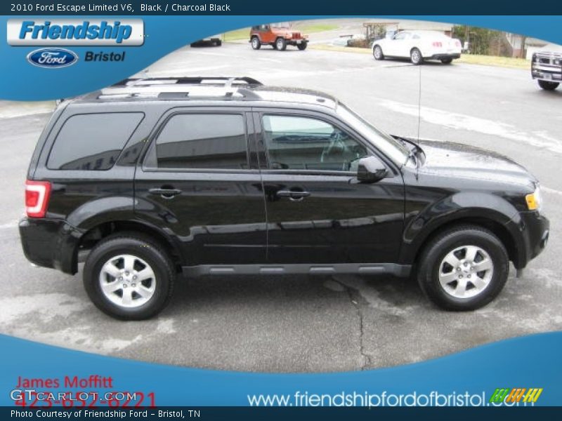 Black / Charcoal Black 2010 Ford Escape Limited V6