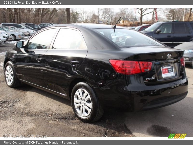 Ebony Black / Coffee 2010 Kia Forte EX