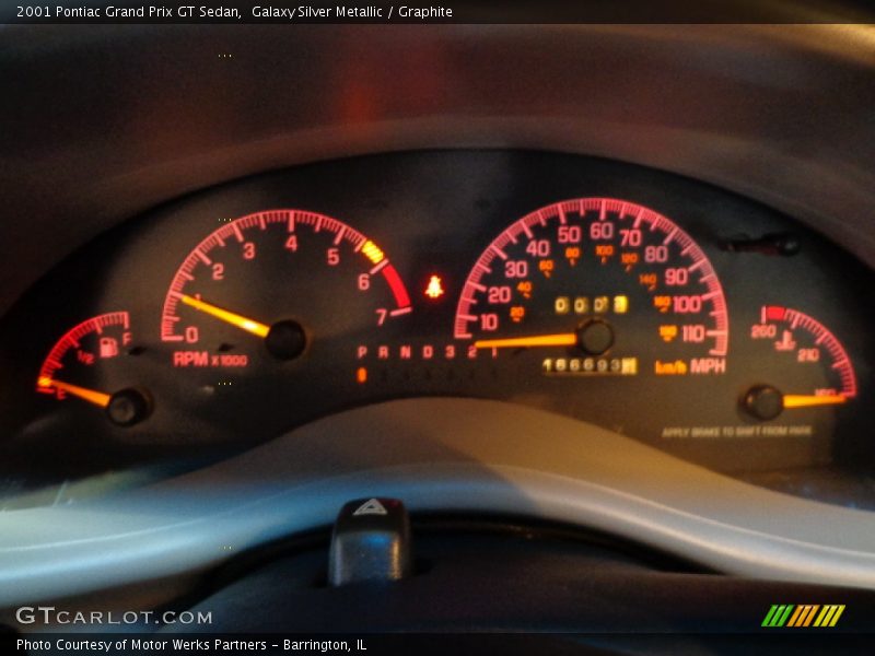Galaxy Silver Metallic / Graphite 2001 Pontiac Grand Prix GT Sedan