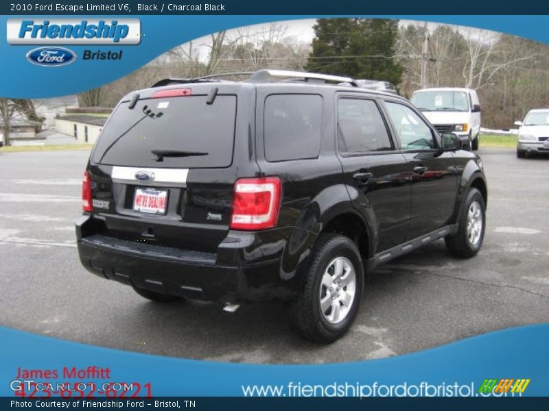 Black / Charcoal Black 2010 Ford Escape Limited V6