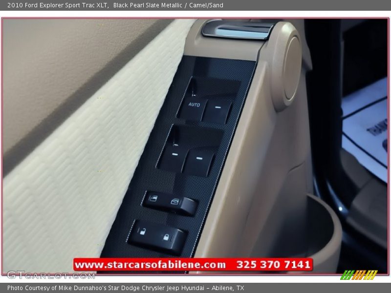 Black Pearl Slate Metallic / Camel/Sand 2010 Ford Explorer Sport Trac XLT