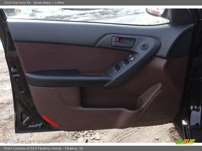 Ebony Black / Coffee 2010 Kia Forte EX