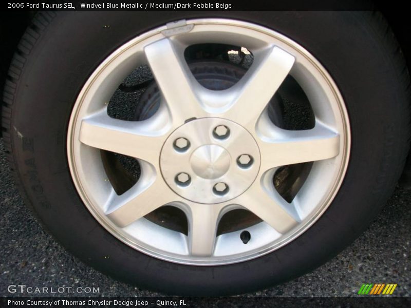 Windveil Blue Metallic / Medium/Dark Pebble Beige 2006 Ford Taurus SEL
