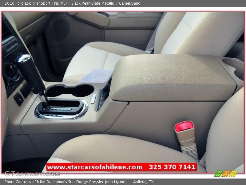 Black Pearl Slate Metallic / Camel/Sand 2010 Ford Explorer Sport Trac XLT