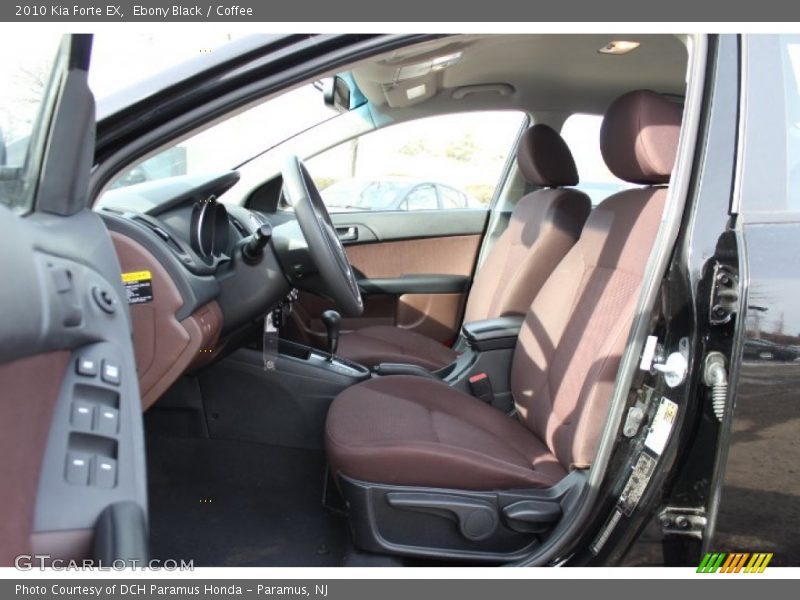 Ebony Black / Coffee 2010 Kia Forte EX