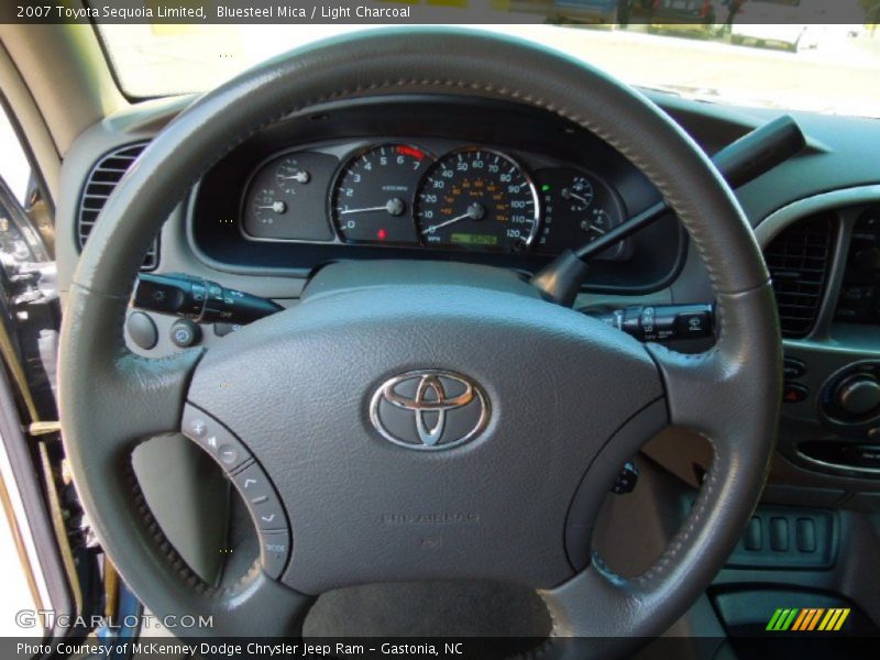 Bluesteel Mica / Light Charcoal 2007 Toyota Sequoia Limited