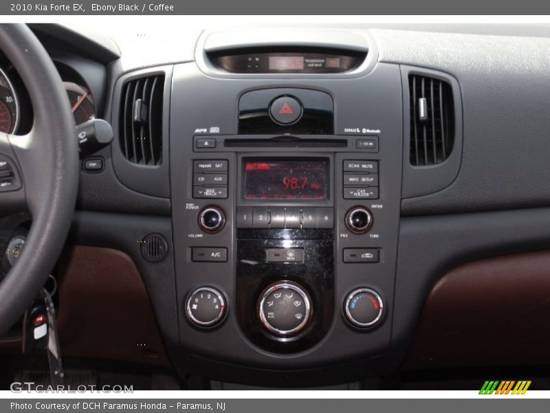 Ebony Black / Coffee 2010 Kia Forte EX