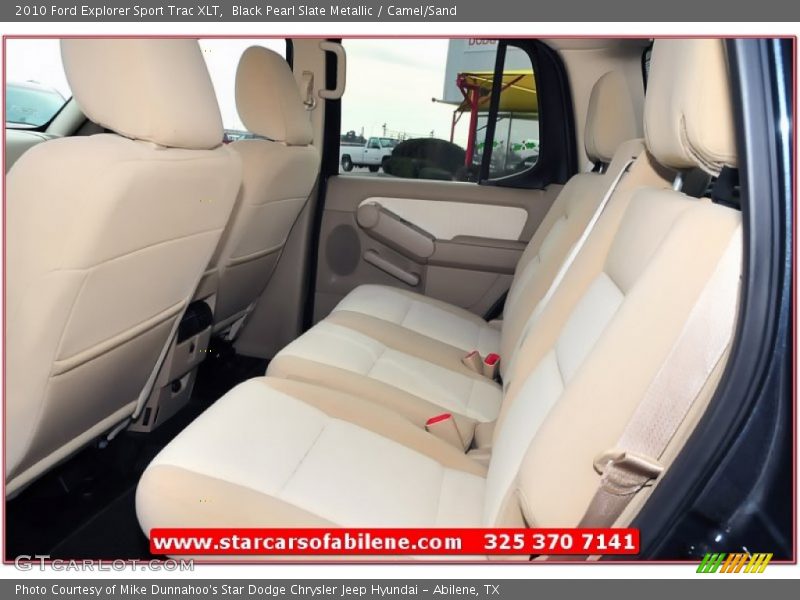 Black Pearl Slate Metallic / Camel/Sand 2010 Ford Explorer Sport Trac XLT