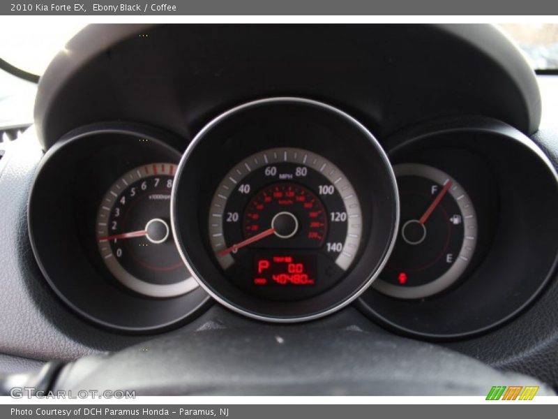 Ebony Black / Coffee 2010 Kia Forte EX