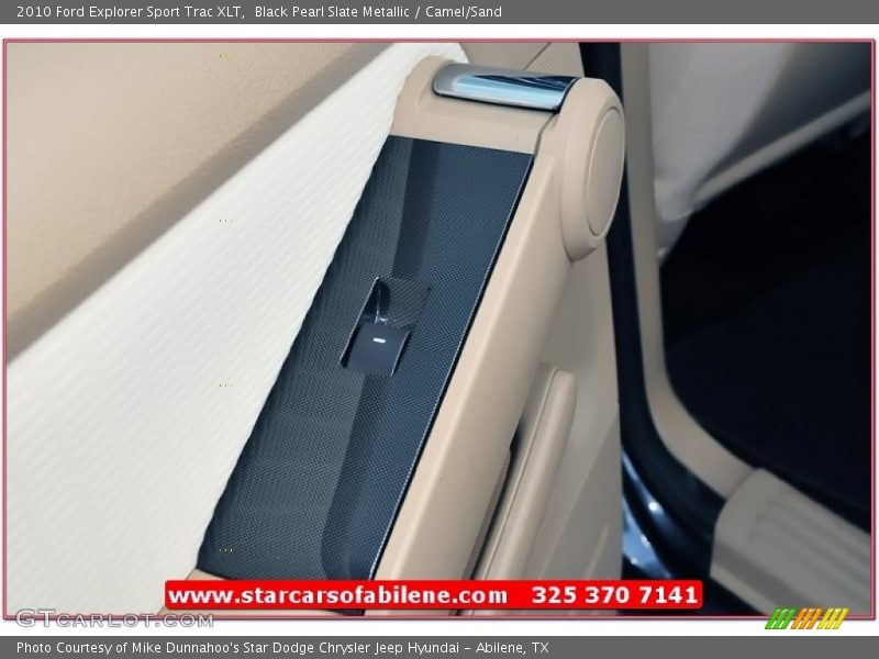 Black Pearl Slate Metallic / Camel/Sand 2010 Ford Explorer Sport Trac XLT