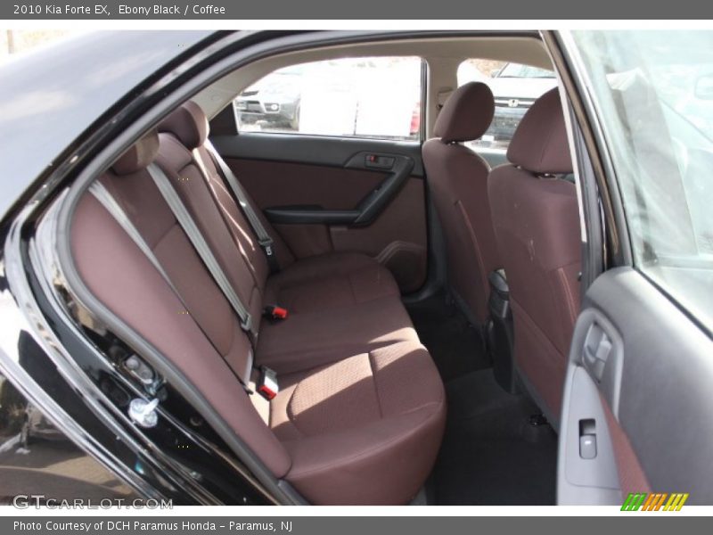 Ebony Black / Coffee 2010 Kia Forte EX