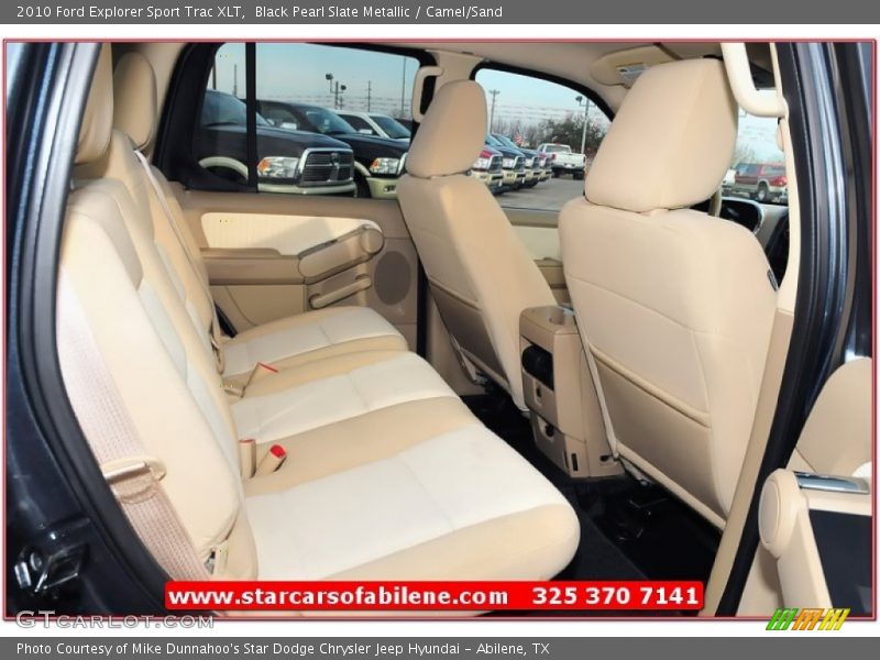 Black Pearl Slate Metallic / Camel/Sand 2010 Ford Explorer Sport Trac XLT