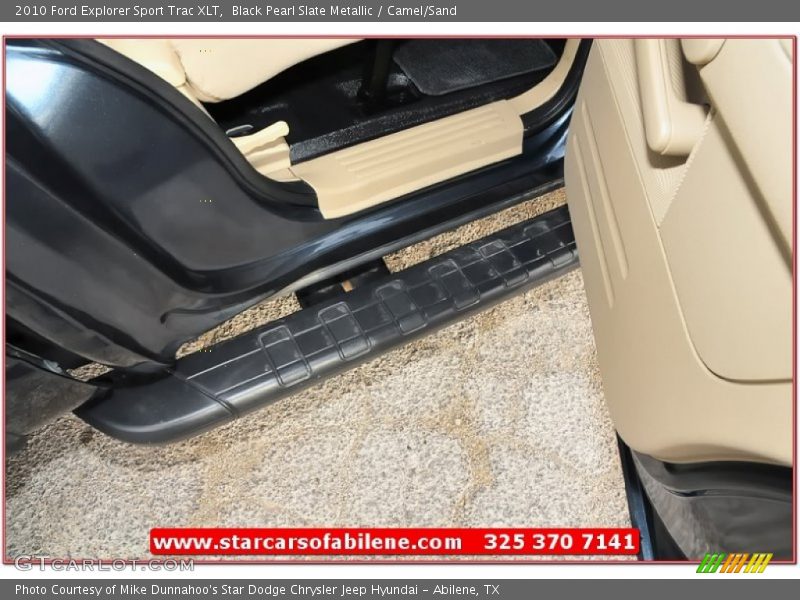 Black Pearl Slate Metallic / Camel/Sand 2010 Ford Explorer Sport Trac XLT