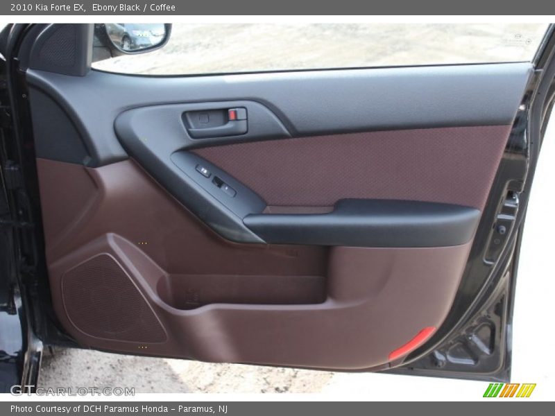 Ebony Black / Coffee 2010 Kia Forte EX