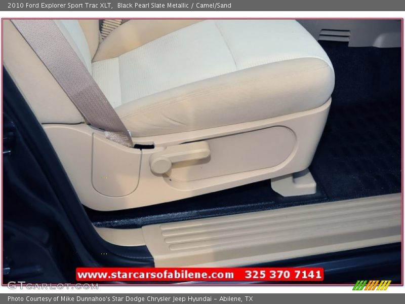 Black Pearl Slate Metallic / Camel/Sand 2010 Ford Explorer Sport Trac XLT