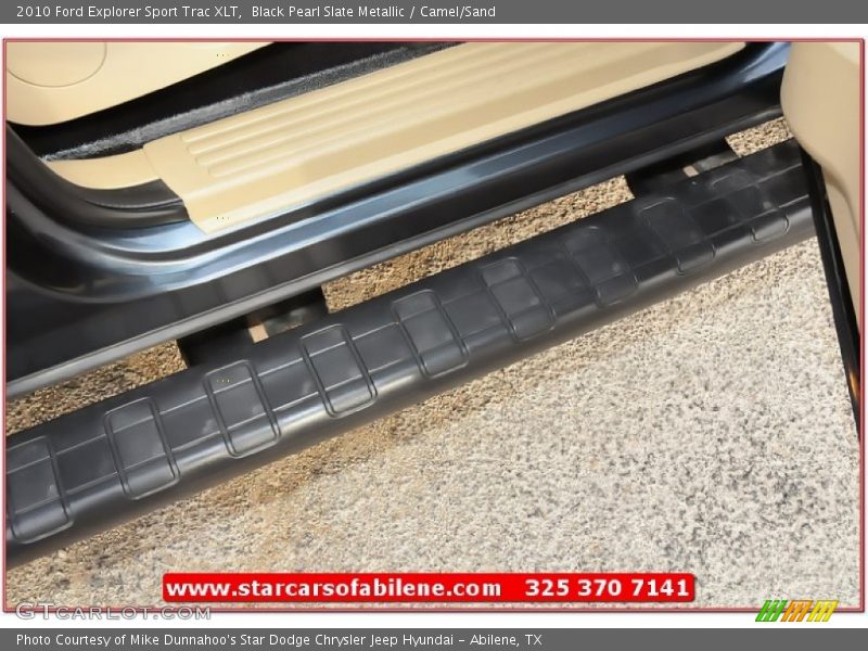 Black Pearl Slate Metallic / Camel/Sand 2010 Ford Explorer Sport Trac XLT