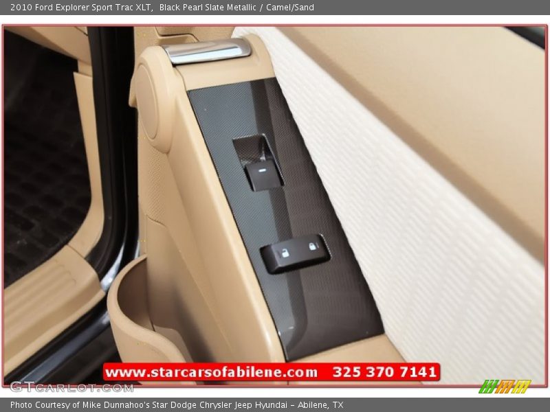 Black Pearl Slate Metallic / Camel/Sand 2010 Ford Explorer Sport Trac XLT