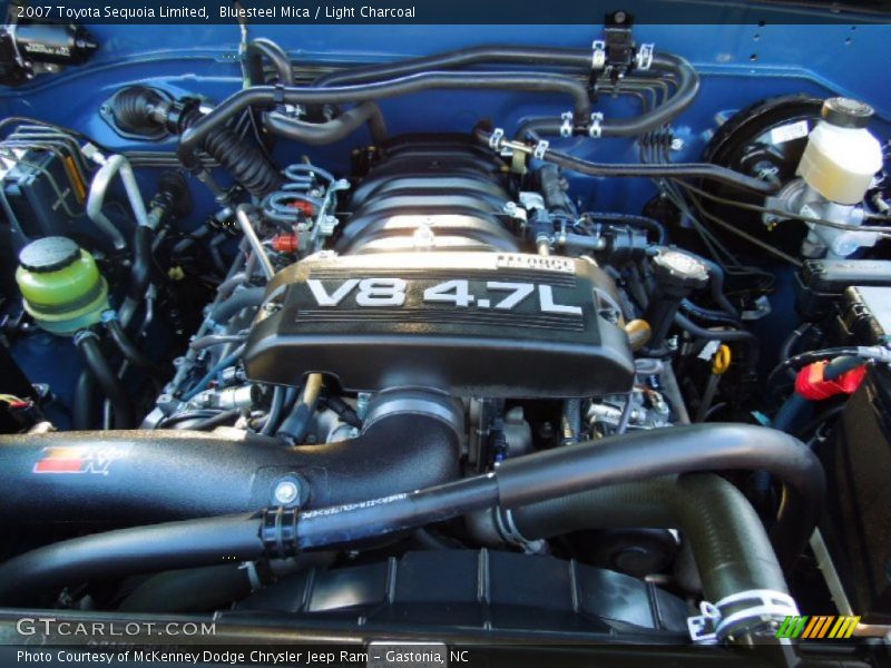 Bluesteel Mica / Light Charcoal 2007 Toyota Sequoia Limited