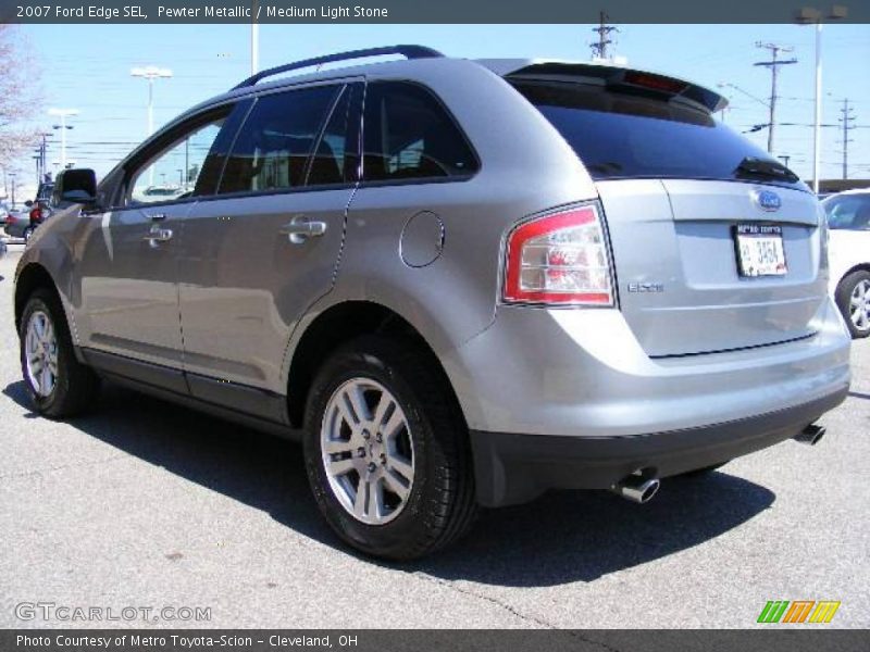 Pewter Metallic / Medium Light Stone 2007 Ford Edge SEL