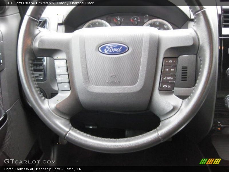 Black / Charcoal Black 2010 Ford Escape Limited V6
