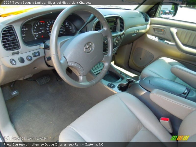 Bluesteel Mica / Light Charcoal 2007 Toyota Sequoia Limited