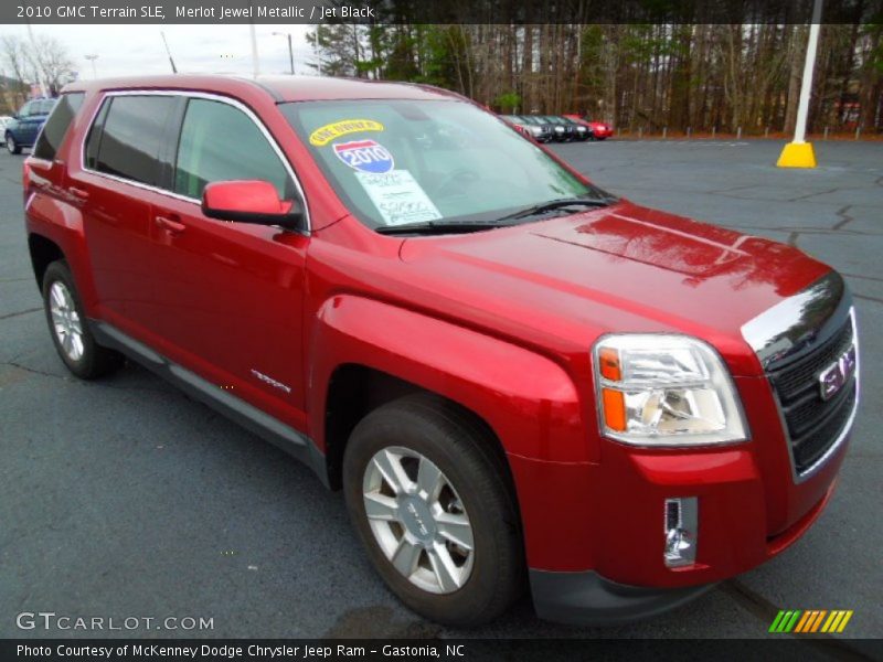 Merlot Jewel Metallic / Jet Black 2010 GMC Terrain SLE