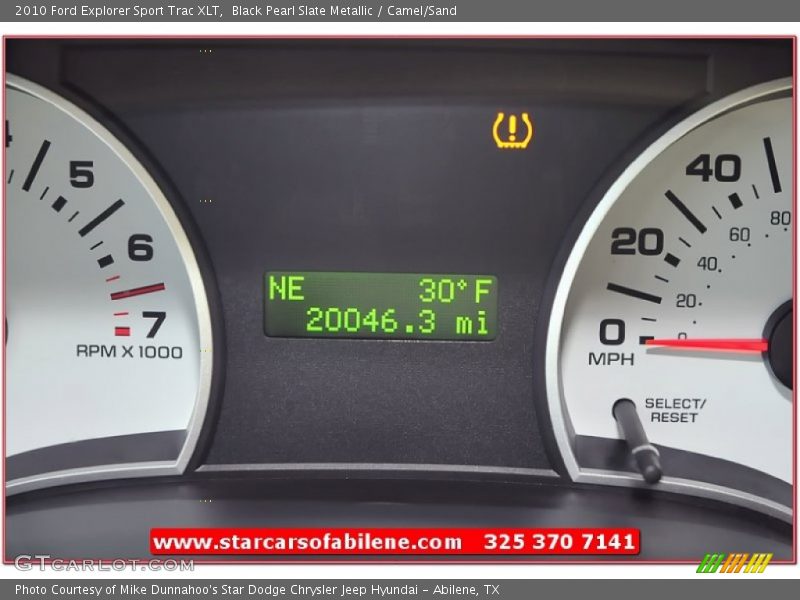 Black Pearl Slate Metallic / Camel/Sand 2010 Ford Explorer Sport Trac XLT